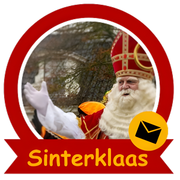 Sinterklaas leest zijn mail